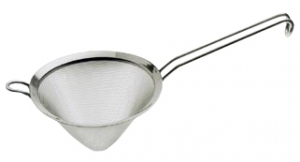 Spitz Sieb aus Edelstahl 10 cm